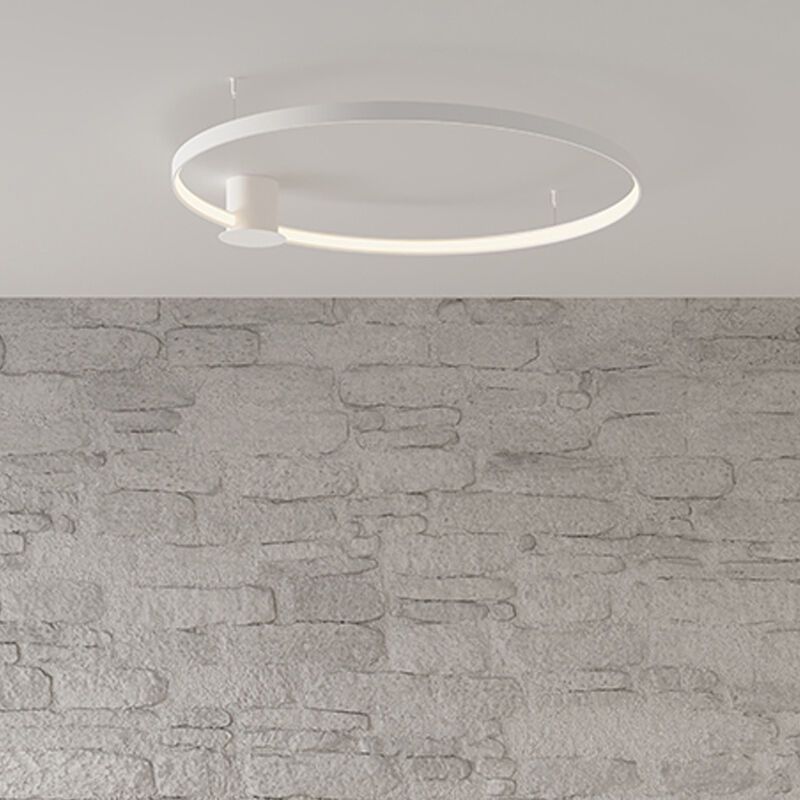 Hliníkové stropní světlo bílé, Ringo, 30W, LED 3000 K Hliníkové stropní světlo bílé, Ringo, 30W, LED 3000 K
