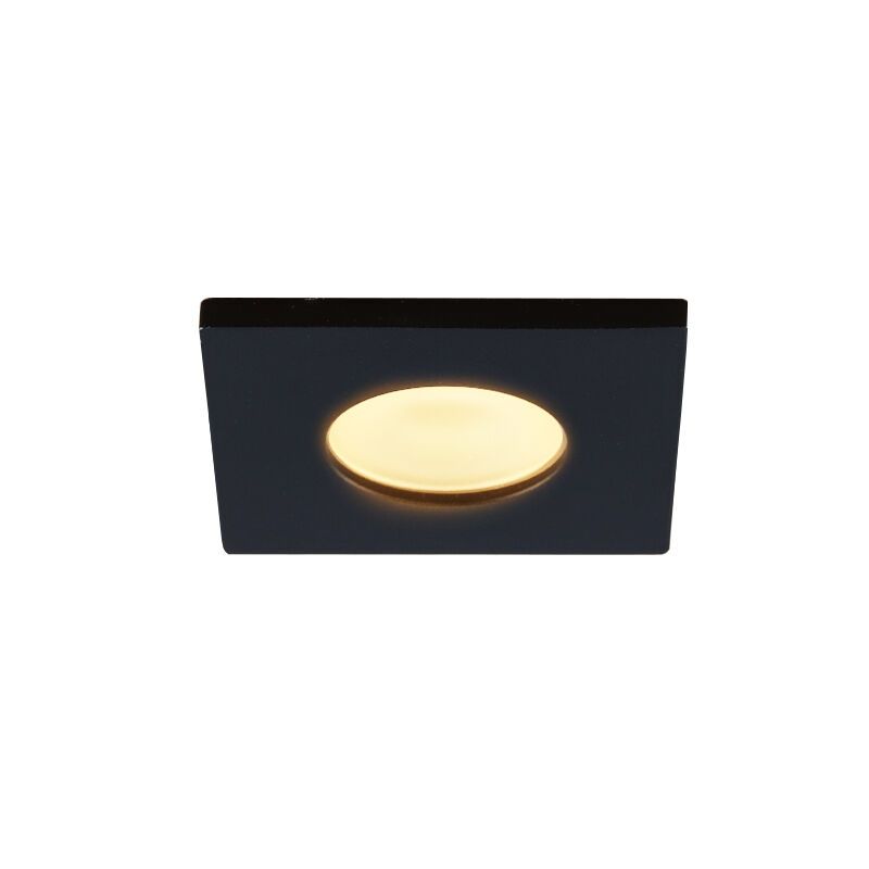 Hliníkové podhledové světlo na verandu černé, Dico, 3W, LED 2700 K, IP65