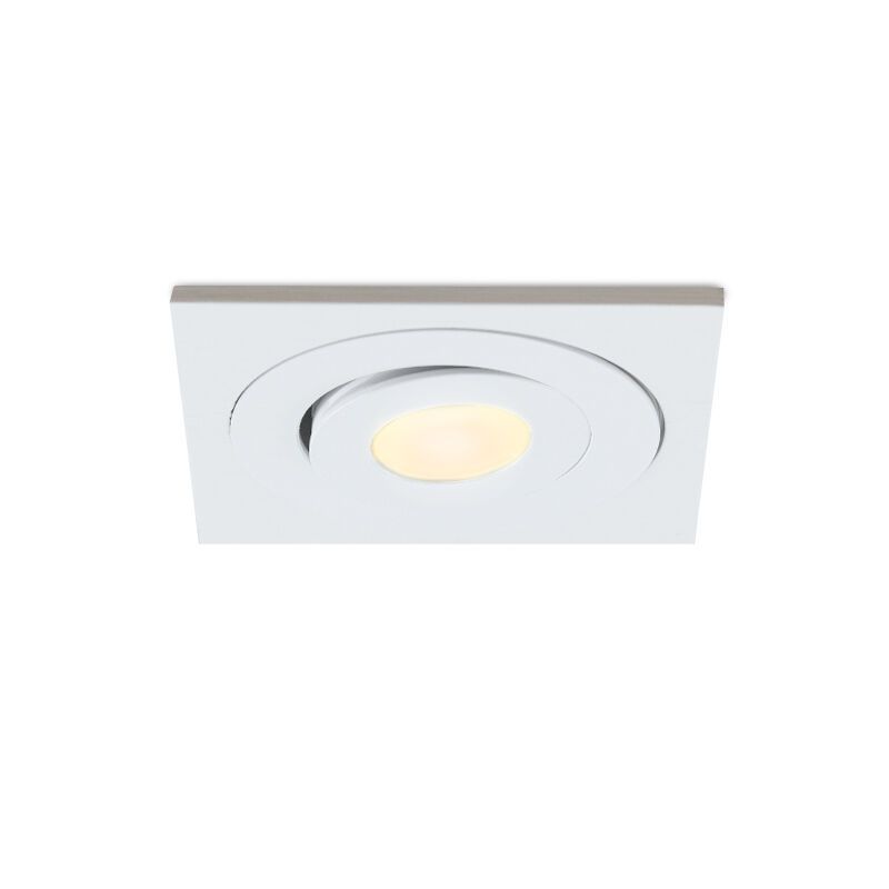 Hliníkové podhledové světlo na verandu bílé, Rona, 3W, LED 2700 K, IP44