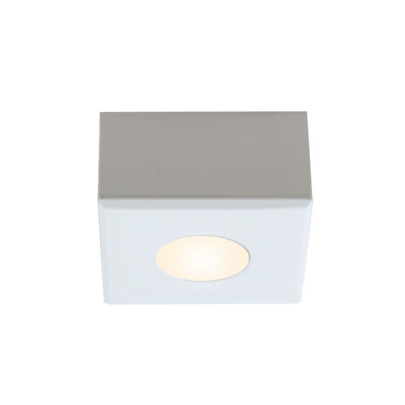 Hliníkové přisazené stropní svítidlo na verandu bílé, Fredo, 3W, LED 2700 K, IP44 Hliníkové přisazené stropní svítidlo na verandu bílé, Fredo, 3W, LED 2700 K, IP44