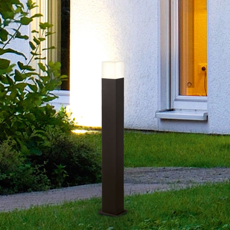Antracitá venkovní světlo hliníková, Sodbury, IP44
