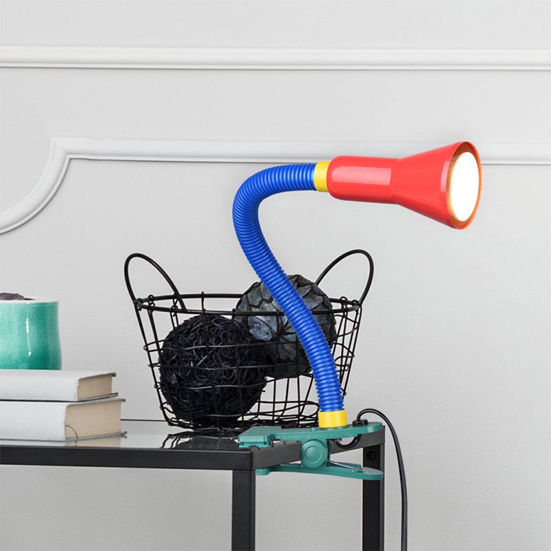 Vícebarevná stolní lampa do dětského pokoje plastová, Helin, s vypínačem