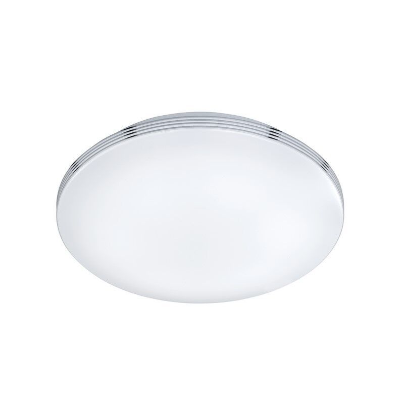 Chromové stropní světlo do koupelny plastové, Brunella, 18W, LED 3000 K, IP44