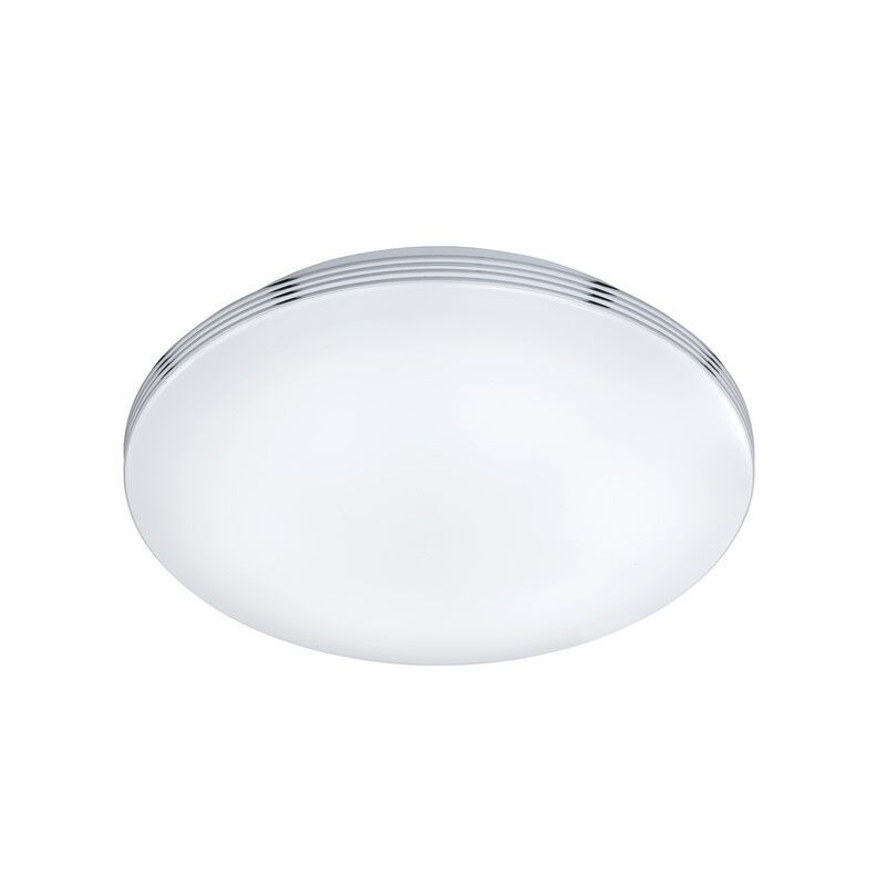Chromové stropní světlo do koupelny plastové, Brunella, 24W, LED 3000 K, IP44