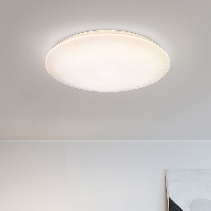 Bílé stropní světlo plastové, Yafu, 80W, LED nastavitelný od teplé po studenou bílou, s dálkovým ovládáním