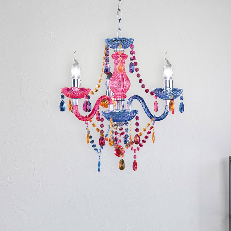 Vícebarevný lustr klasický, Pedra