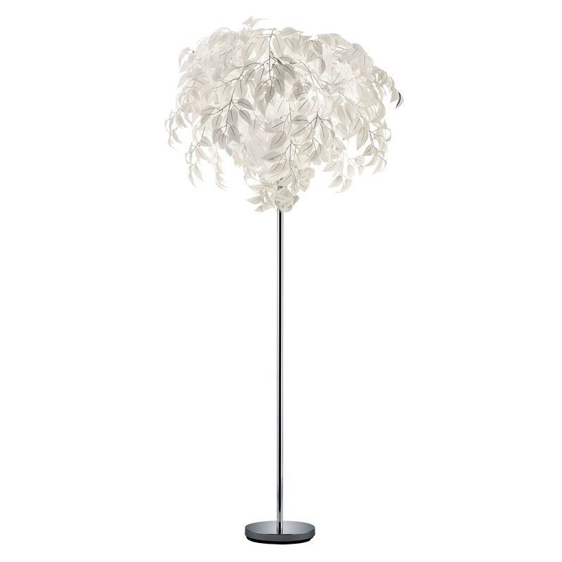 Chromová stojací lampa retro, Urwa, s vypínačem