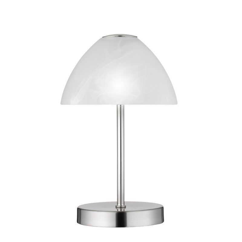 Niklová stolní lampa moderní, Aaron, 2,5W, LED 3000 K, s vypínačem Niklová stolní lampa moderní, Aaron, 2,5W, LED 3000 K, s vypínačem
