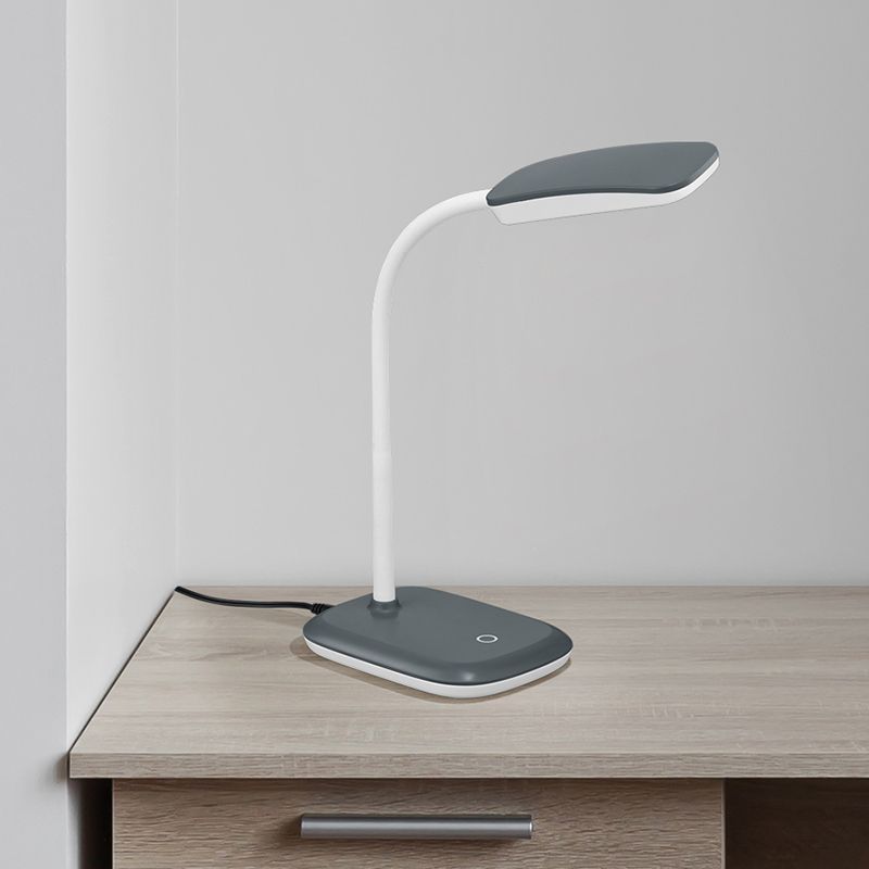 Šedá lampička moderní, Charlot, 3,5W, LED 3000 K, s vypínačem Šedá lampička moderní, Charlot, 3,5W, LED 3000 K, s vypínačem