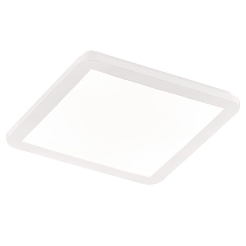 Bílé stropní světlo moderní, Gistrup, 18W, LED 3000 K, IP44, s 3stupňovým stmíváním