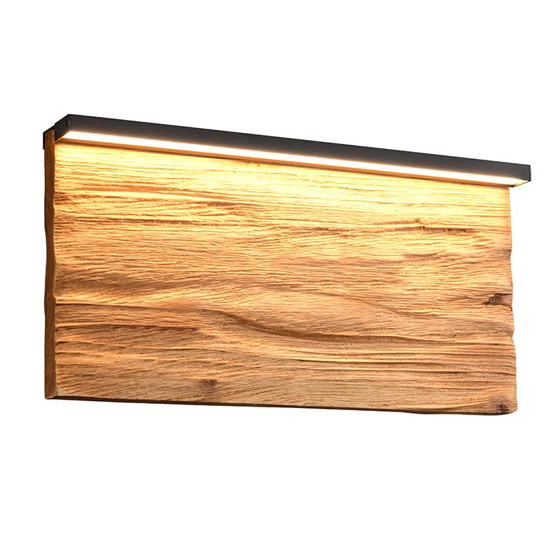 Dřevěné nástěnné světlo designové, Tanneke, 13W, LED 3000 K, s 3stupňovým stmíváním