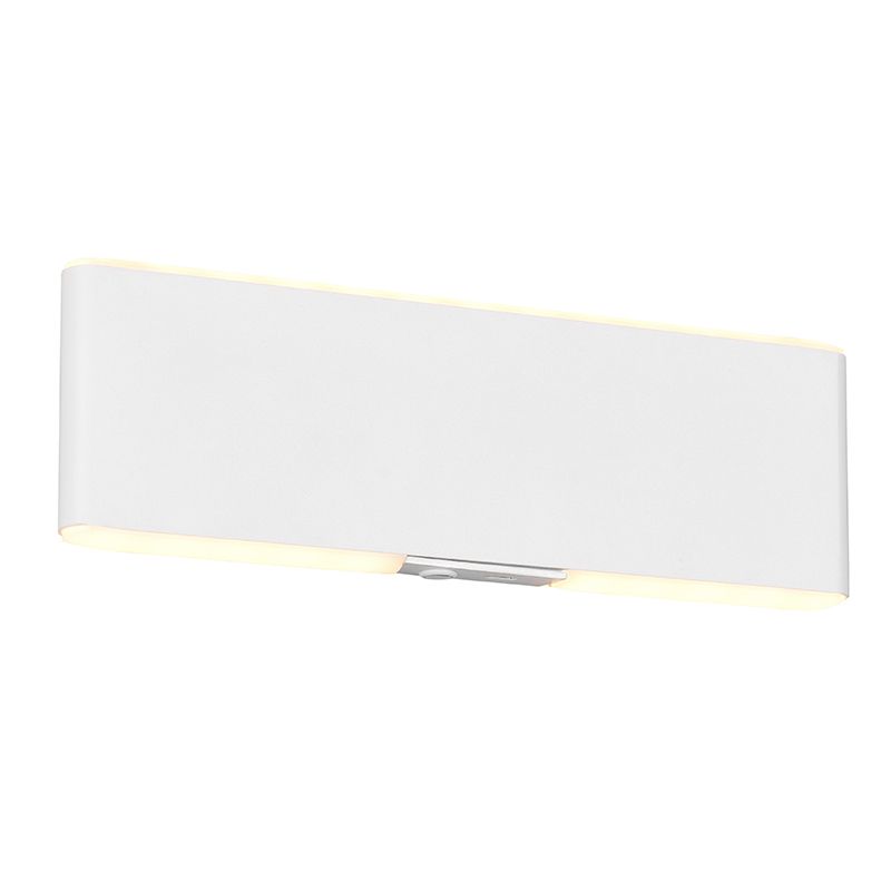 Bílá lampa up down moderní, Zwier, 2W, LED nastavitelný od teplé po studenou bílou, s vypínačem Bílá lampa up down moderní, Zwier, 2W, LED nastavitelný od teplé po studenou bílou, s vypínačem