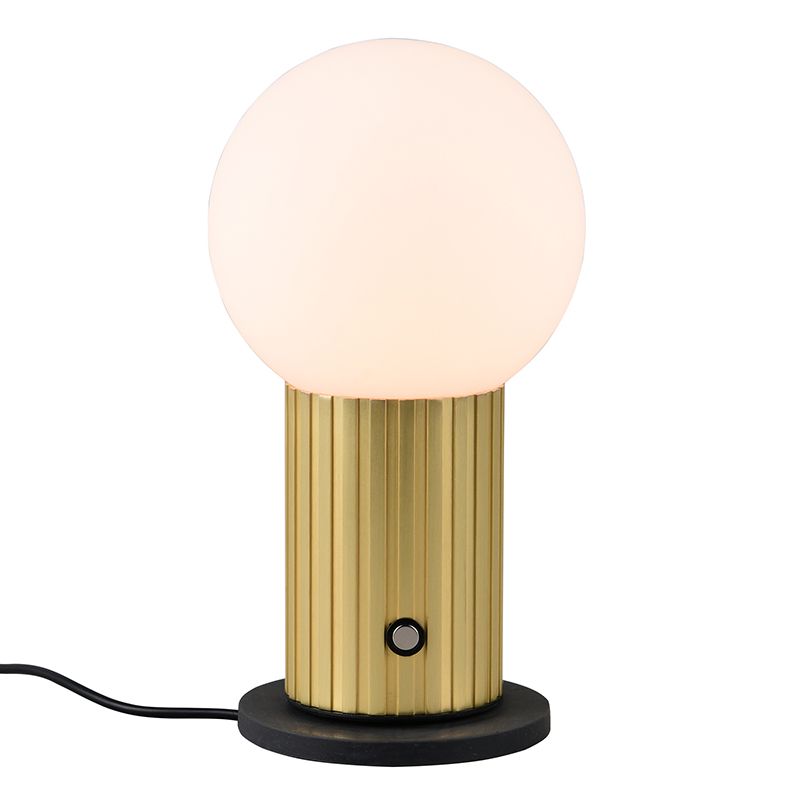 Mosazná nabíjecí stolní lampa moderní, Tugce, 2W, LED white switch, s vypínačem Mosazná nabíjecí stolní lampa moderní, Tugce, 2W, LED white switch, s vypínačem