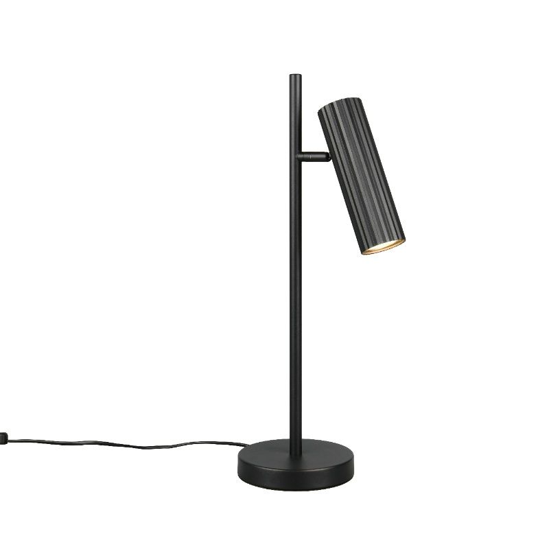 Černá stolní lampa moderní, Sieb, s vypínačem