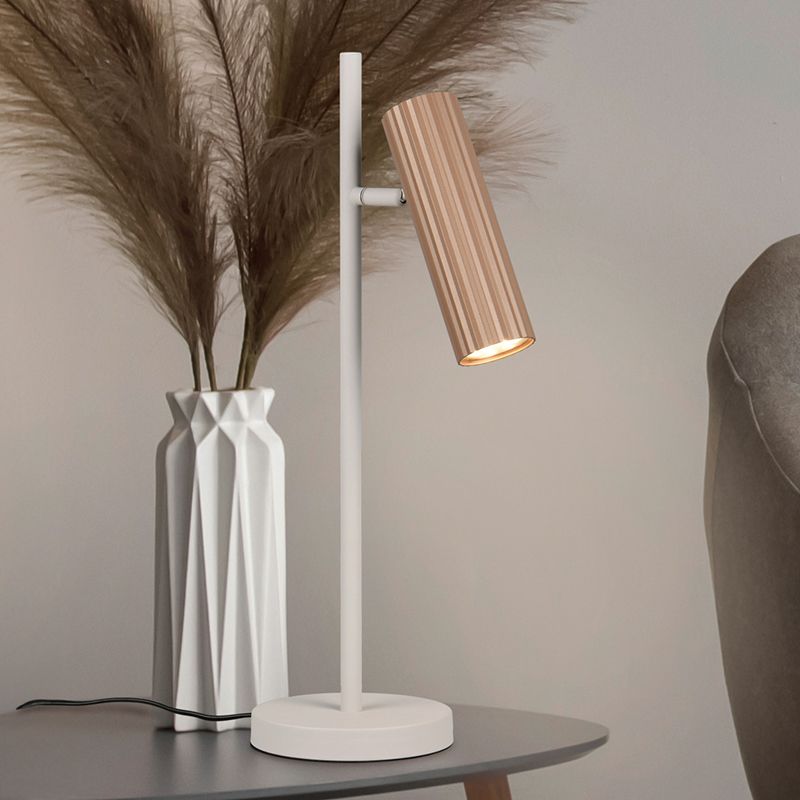 Hnědá stolní lampa moderní, Sieb, s vypínačem