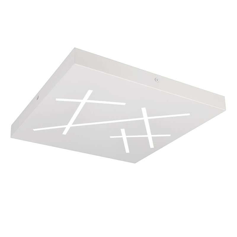 Bílé stropní světlo designové, Eelco, 24W, LED nastavitelný od teplé po studenou bílou, s 3stupňovým stmíváním