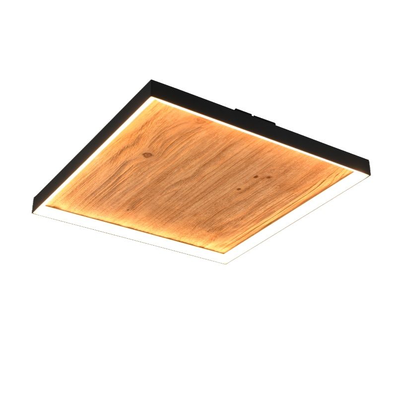 Dřevěné stropní světlo designové, Tanneke, 41W, LED 3000 K, s 3stupňovým stmíváním
