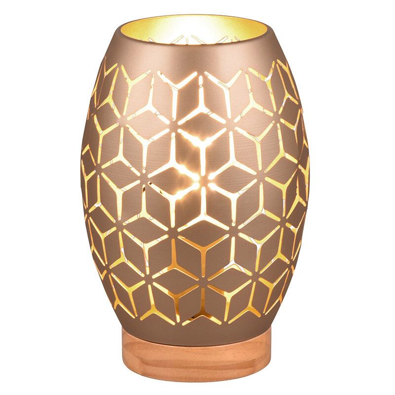 Taupe stolní lampa moderní, Delana
