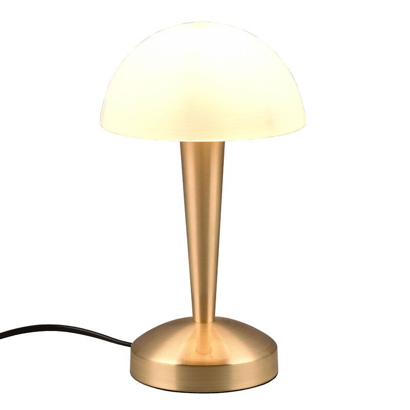 Mosazná stolní lampa moderní, Delila, s dotykovým stmívačem Mosazná stolní lampa moderní, Delila, s dotykovým stmívačem