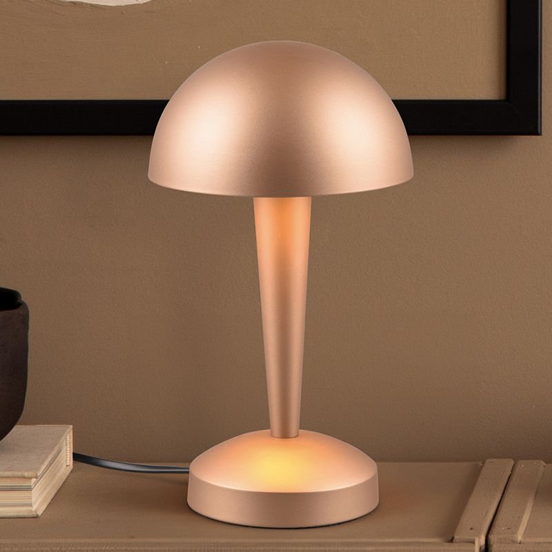 Taupe stolní lampa moderní, Delila, s dotykovým stmívačem