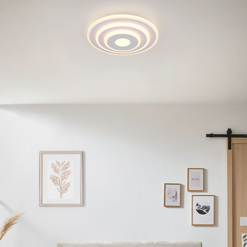 Bílé stropní svítidlo designové, Yeel, 35W, LED nastavitelný od teplé po studenou bílou, s 3stupňovým stmíváním
