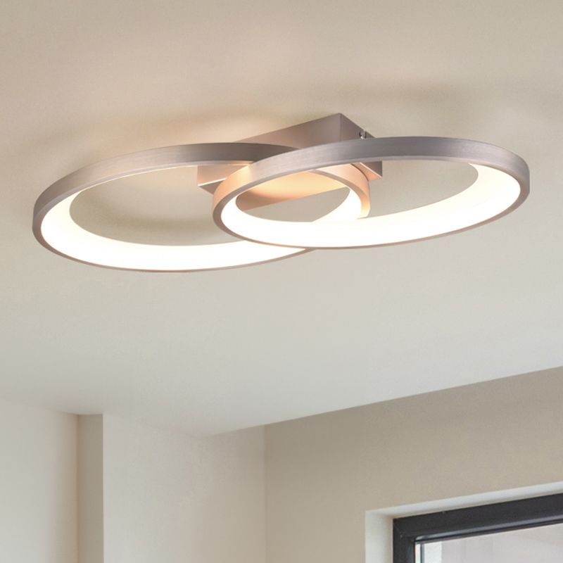 Niklové stropní světlo moderní, Ersan, 25W, LED 3000 K