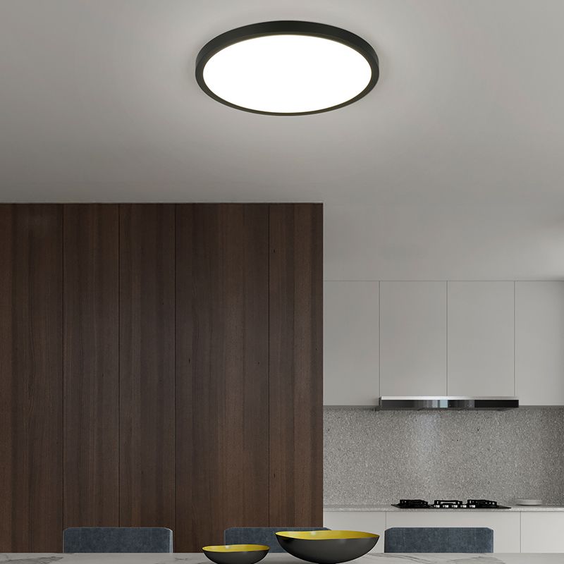 Černé stropní světlo moderní, Zayd, 30W, LED white switch, s 3stupňovým stmíváním Černé stropní světlo moderní, Zayd, 30W, LED white switch, s 3stupňovým stmíváním