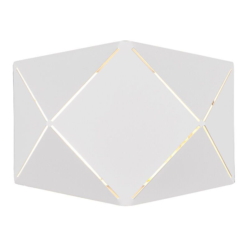 Bílé nástěnné světlo moderní, Soloro, 6W, LED 3000 K