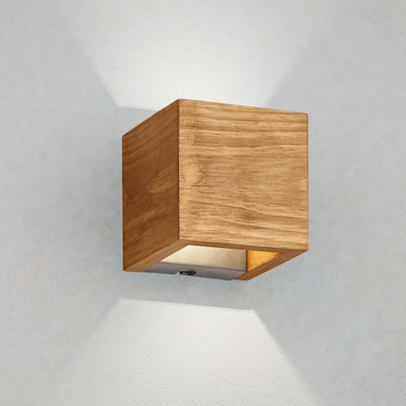 Hnědá lampa up down vintage, Deka, 4W, LED 3000 K