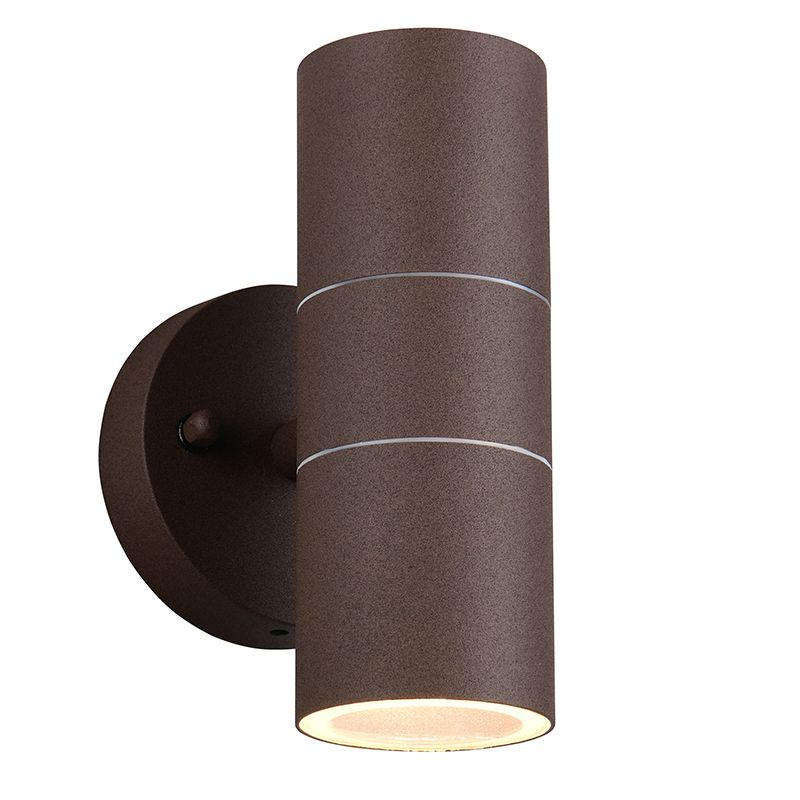 Rezavá lampa up down moderní, Ossama, IP44