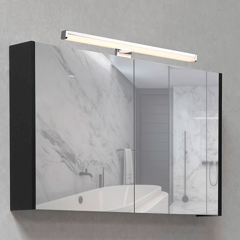 Chromové nástěnné světlo do koupelny moderní, Celal, 7,5W, LED 3000 K, IP44