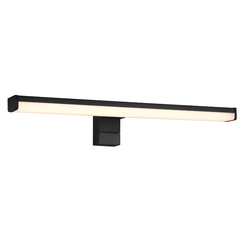 Černé nástěnné světlo do koupelny moderní, Celal, 7,5W, LED 3000 K, IP44