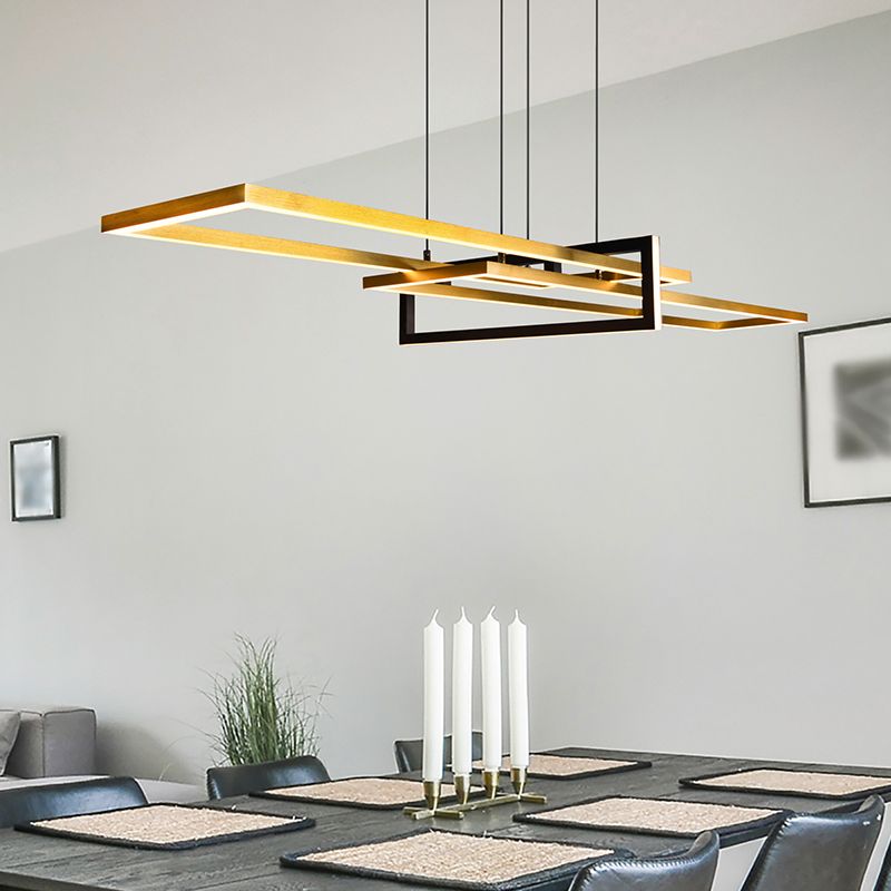 Mosazné závěsné světlo moderní, Hatun, 34W, LED 3000 K