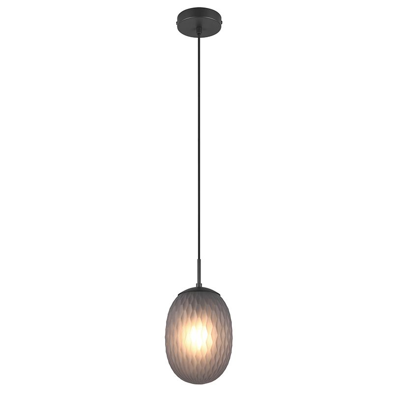 Šedé závěsné světlo designové, Danyal Šedé závěsné světlo designové, Danyal