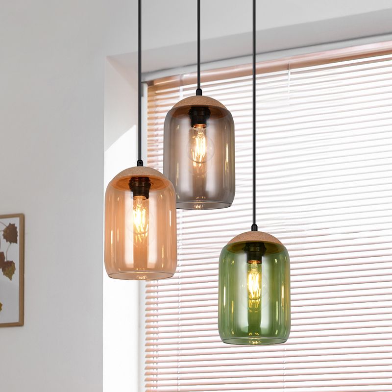 Vícebarevné závěsné světlo designové, Tasniem