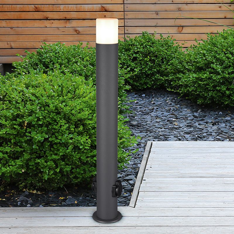 Antracitá venkovní světlo moderní, Fjelso, IP44