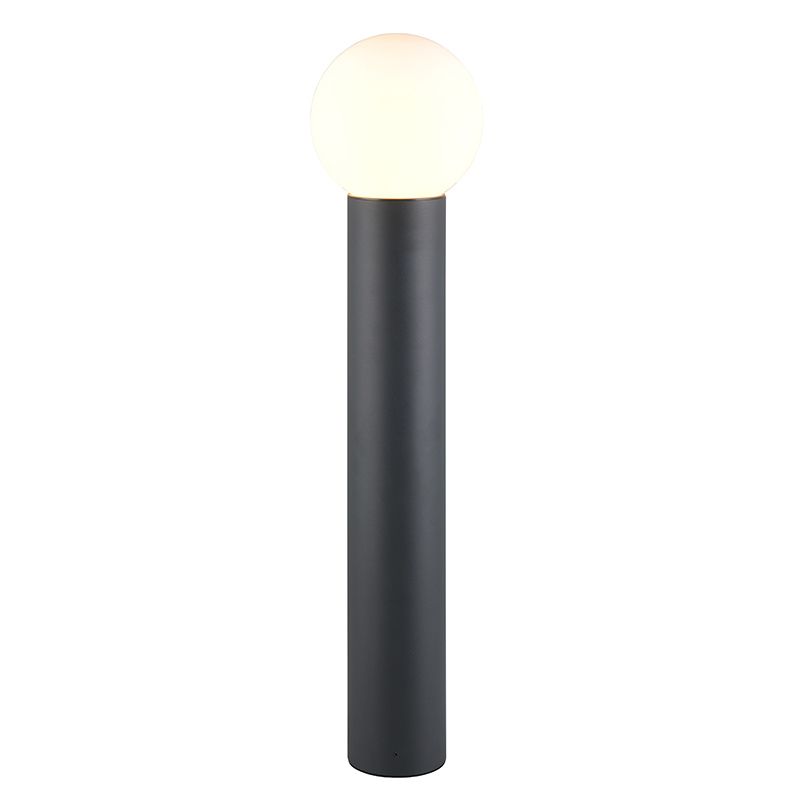 Antracitá venkovní lampa stojací se senzorem pohybu moderní, Ouarda, IP44