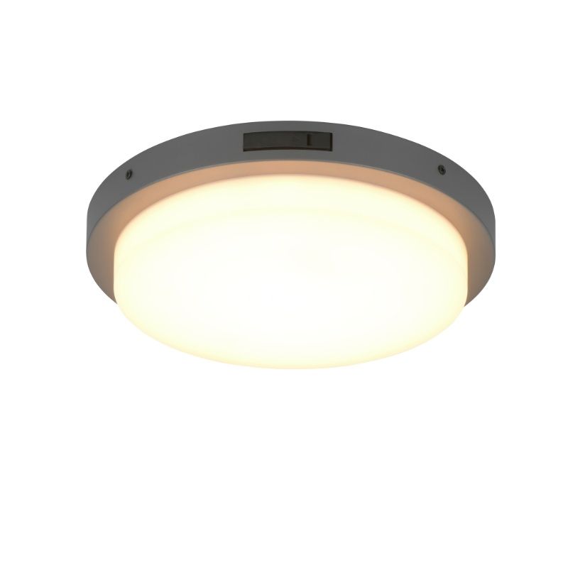 Antracité venkovní nástěnné světlo se senzorem pohybu kovové, Prashant, 14W, LED white switch, IP54