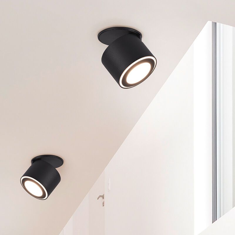 Černé stropní světlo moderní, Jorno, 3,5W, LED 3000 K