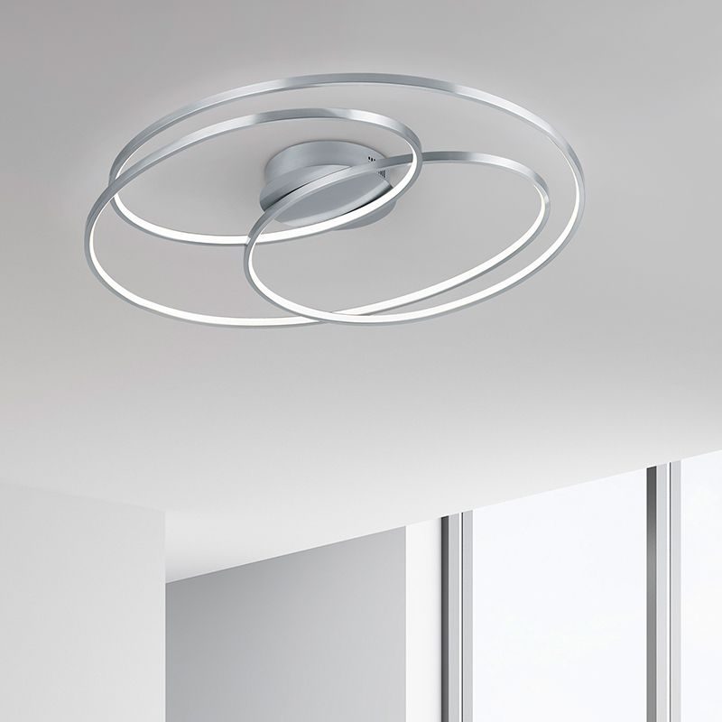 Niklové stropní světlo moderní, Sabra, 50W, LED 3000 K