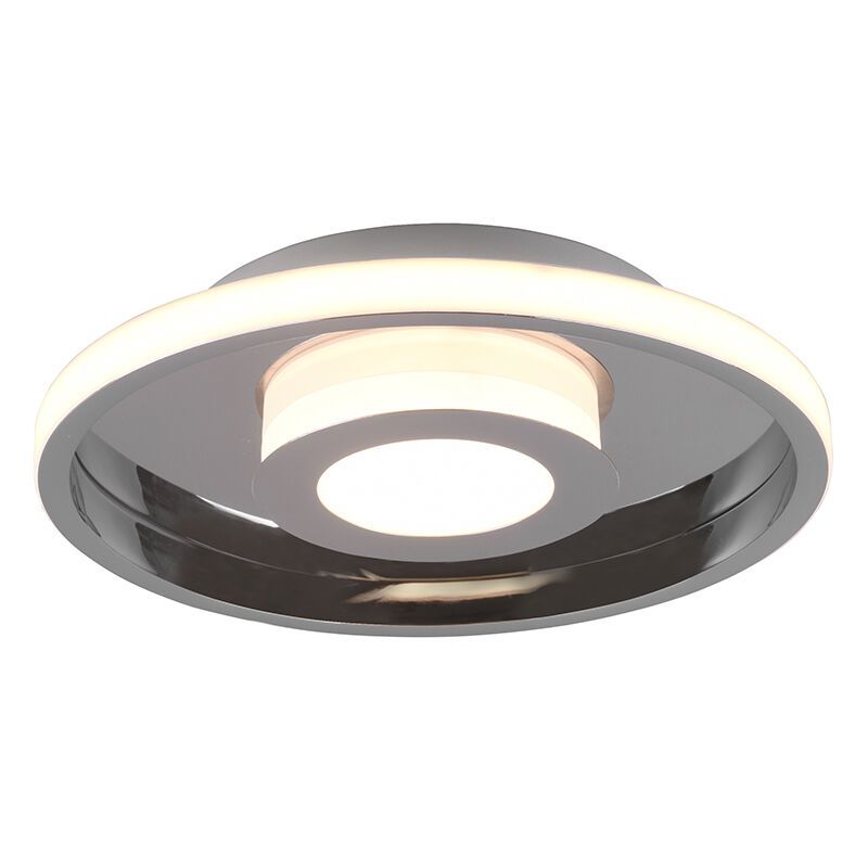 Chromové stropní světlo do koupelny moderní, Kayla, 28W, LED 3000 K, IP44