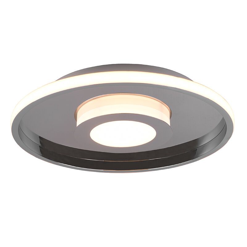 Chromové stropní světlo do koupelny moderní, Kayla, 35W, LED 3000 K, IP44