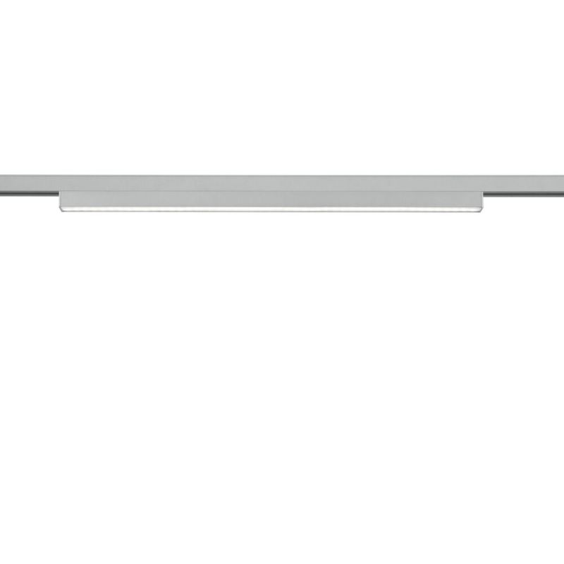 Šedá upínací lampa Chloe pro 2fázové osvětlení kolejnic Šedá upínací lampa Chloe pro 2fázové osvětlení kolejnic