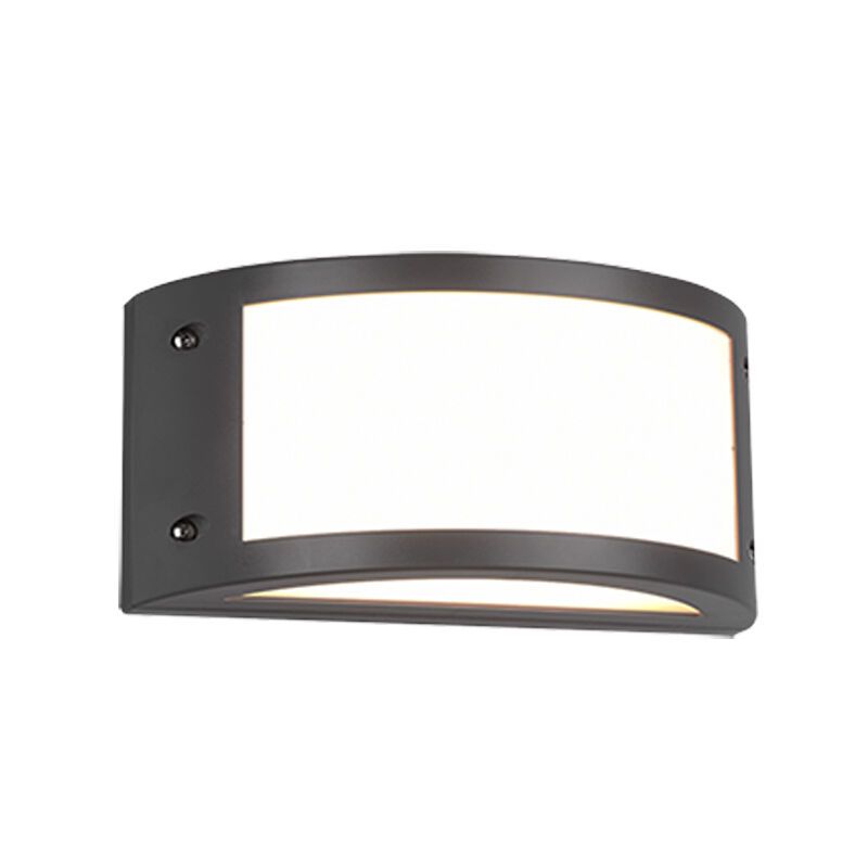 Antracité venkovní světlo moderní, Ivo, 12W, LED 3000 K, IP54