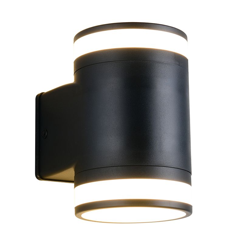Černá lampa up down moderní, Neslihan, IP44