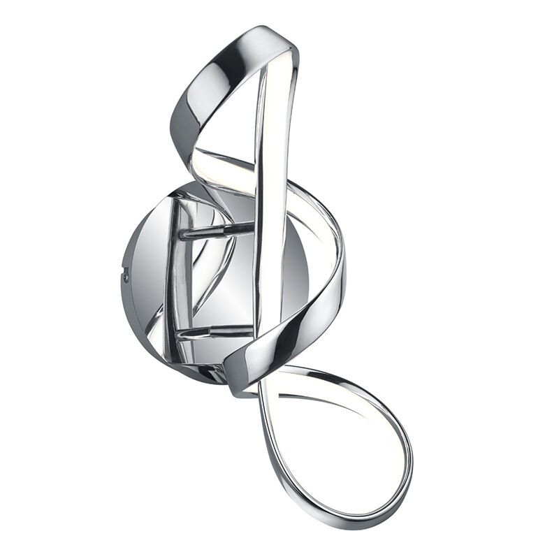 Chromové nástěnné světlo designové, Renso, 18W, LED 4000 K, s 3stupňovým stmíváním