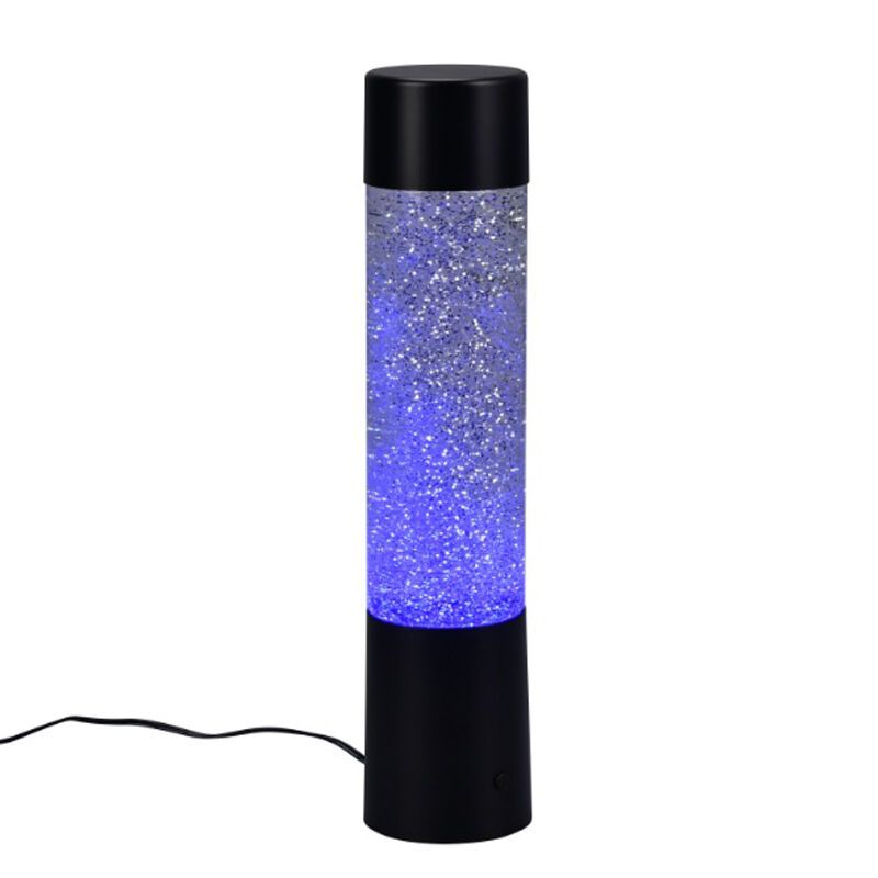Černá stolní lampa moderní, Umar, 1W, LED RGB, s vypínačem Černá stolní lampa moderní, Umar, 1W, LED RGB, s vypínačem