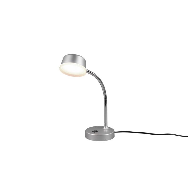 Niklová lampička moderní, Fabio, 4,5W, LED 3000 K, s vypínačem