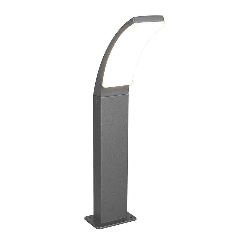 Antracitá venkovní světlo moderní, Popke, 12,5W, LED 4000 K, IP44