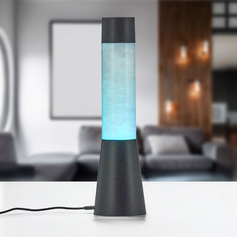 Černá stolní lampa do dětského pokoje moderní, Remigius, s vypínačem